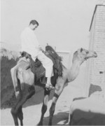 Barry Popkin riding a camel